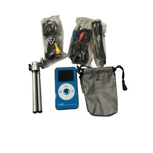 DXG 567V HD Camcorder 1.7 In Hi-Res LCD, 2X Zoom Blue Camera - Tested Works